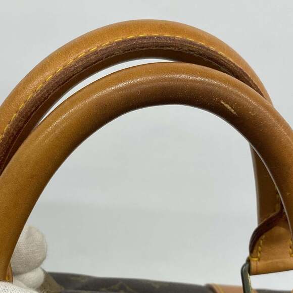 LOUIS VUITTON Authentic Brown Monogram Keepall 55 Boston Bag - Picture 9 of 12